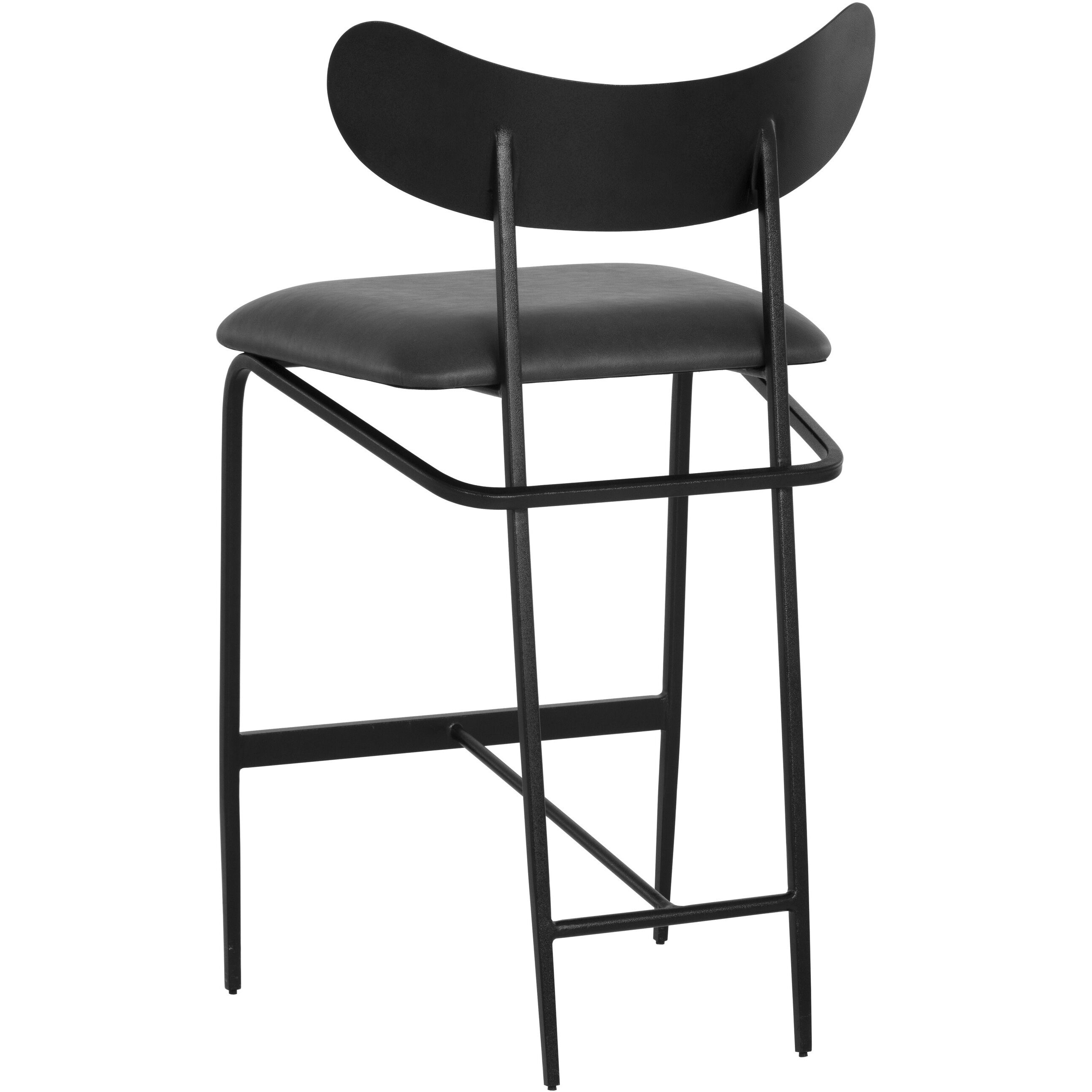 Gibbons 36 inch Black / Bravo Portabella Counter Stool